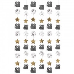 Lot de 6 guirlandes cinéma...