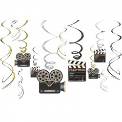 Lot de 12 suspensions cinéma - 61cm