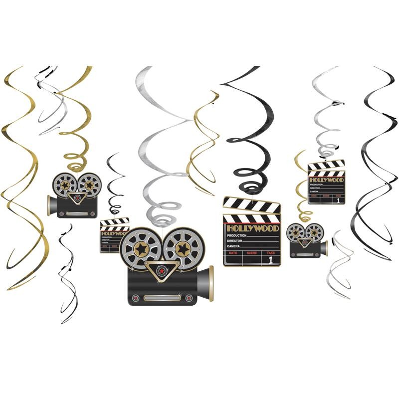 Lot de 12 suspensions cinéma - 61cm