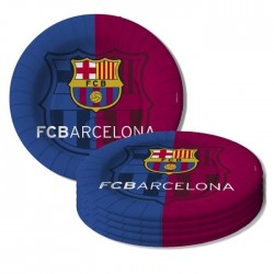 10 assiettes FC BARCELONE