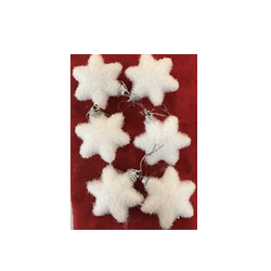 6 étoiles blanches EPUISE