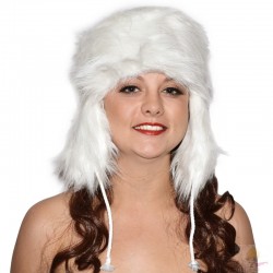 Chapka Fourrure Blanche