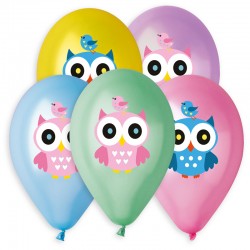 Sachet de 5 ballons hibou...