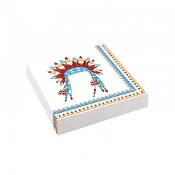 20 Serviettes Tepee &...