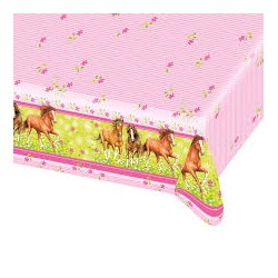 Nappe plastifiée Chevaux...