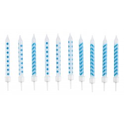 10 Bougies Dots & Chevron -...
