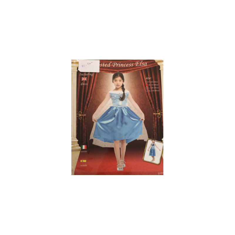 Costume princesse bleu m et l en vente et location ( m : 4-6 ans  , l:7-9 ans)