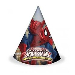 Chapeaux spiderman lot de 6
