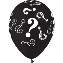 Ballon noir gender reveal...