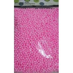 Boules en polystyrène rose...