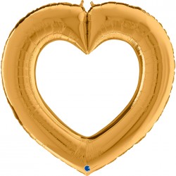 Coeur ouvert  mylar 41″...