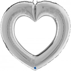 Coeur ouvert  mylar 41″...