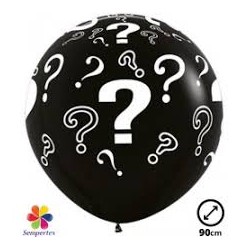 Ballon noir gender reveal...