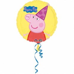 Ballon foil peppa pig rond...