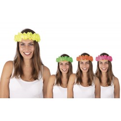 Serre-tête hawaïen  fluo...