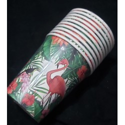 Gobelet Flamant Rose lot de 10