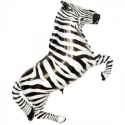 Ballon zèbre 85 x 65 cm
