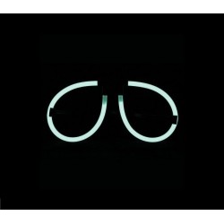 lot de 2 lunettes fluo BLANC