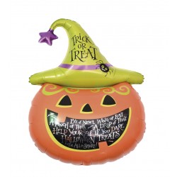 Ballon aluminium citrouille
