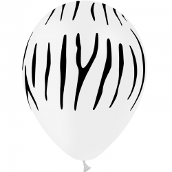 6 Ballons  Zèbre