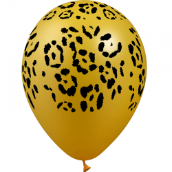 6 Ballons Léopard