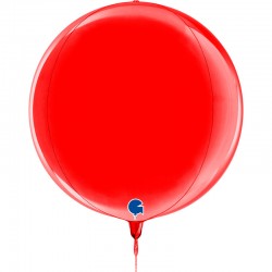 BALLON Globe Red 4D