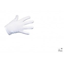 Gants courts - adulte - blanc