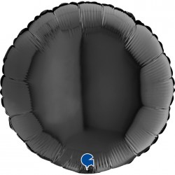 Ballon aluminium Noir Rond...