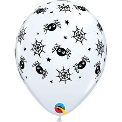 6 Ballons Spiders Webs &...