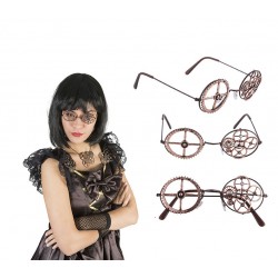lunettes rondes steampunk...