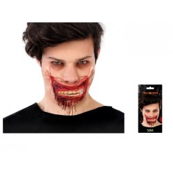 Fausse cicatrice bouche 13x9cm