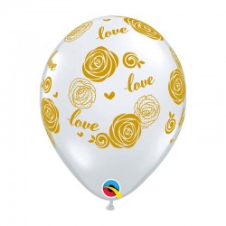 6 Ballons 11″ Love Roses...