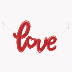 Love Script 47″ (119cm) Red