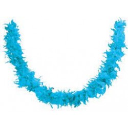 Boa plumes - bleu turquoise...