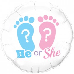 Ballon gender reveal He Or...